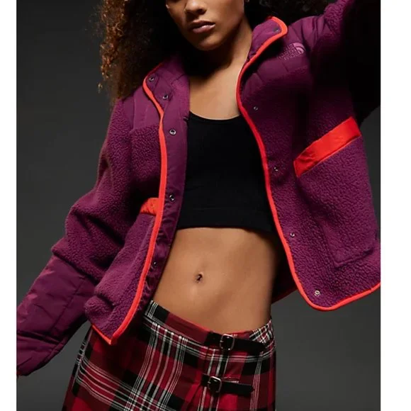 The North Face Cragmont Craigmont Fleece Jacket Deep Purple XL - Picture 12 of 12